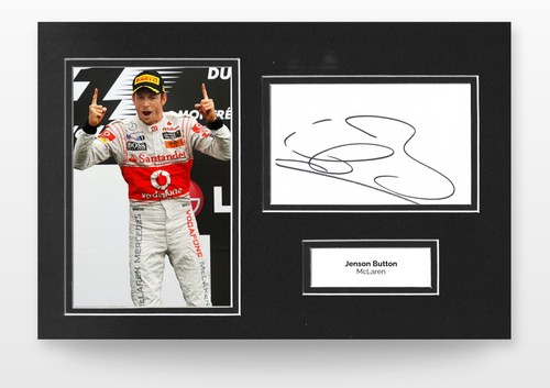 Jenson button hand - button, hand-signed