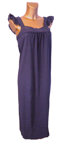 Cotton long nightdress - cotton,