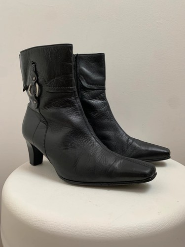 Gabor leather ankle boots - gabor,