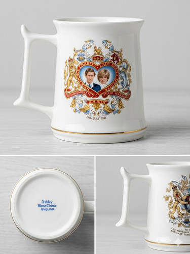 Vintage bone mug 1981 - mug,