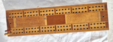 Vintage wooden cribbage scoring board