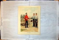 Antique Print Royal Engineers