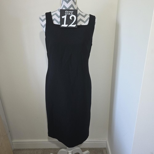 Classic black sleeveless dress - sleeveless,
