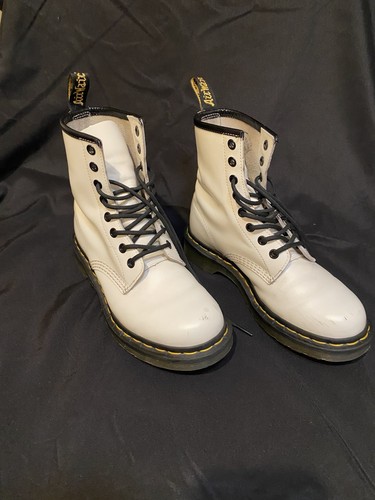 Martens 1460 white combat - martens,