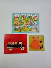 Vintage wooden jigsaws - wooden, galt
