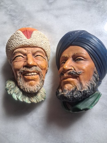 Bossons chalkware head - chalkware,