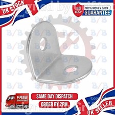 SMALL CORNER BRACES BRACKETS RIGHT ANGLE L SHAPE ZINC PLATED BRACKET REINFORCE