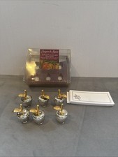 Vtg. Silver & Gold Plated 6