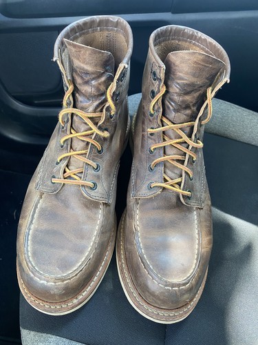 Red wing moc toe boots - moc, 8883