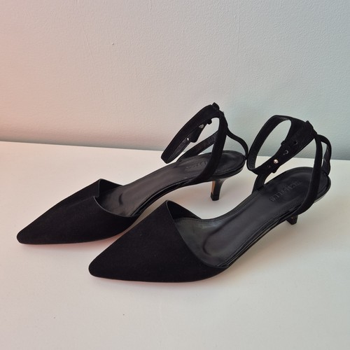 Whistles black suede slingback - whistles,
