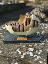 Vintage 1960s Anatomical Model Of Mitochondria Mounted on Stand.