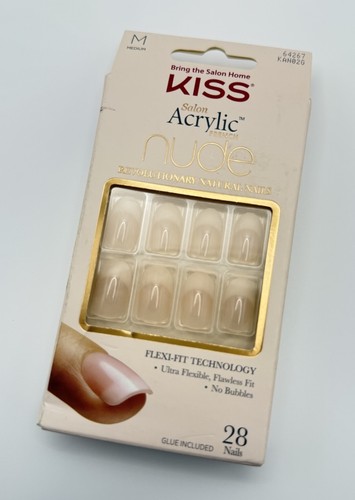 Kiss salon acrylic french nude - acrylic,