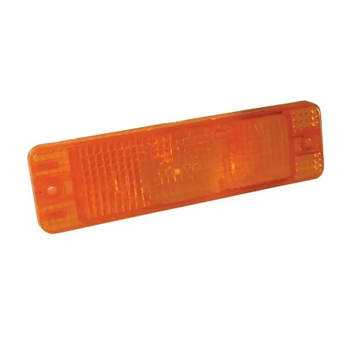 Front indicator lens amber - front,
