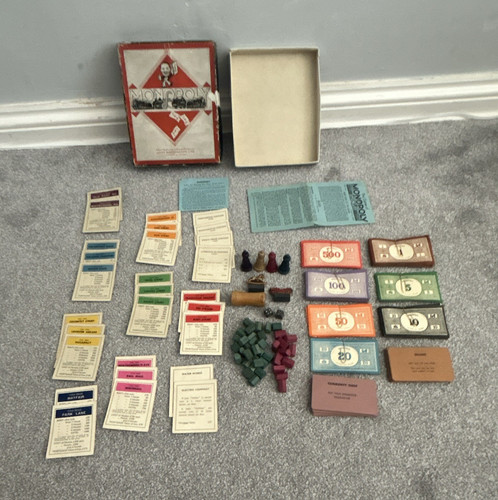 Vintage 1940s 1950s monopoly - 1940s,