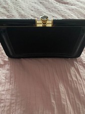 Black evening clutch bag new without tags