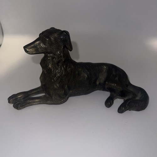 Vintage lying borzoi - lying,