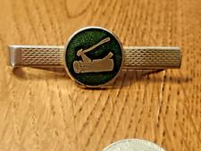 Vintage Boy Scout Leader GILWELL PARK 1960's Tie Clip Bar Enamel Gold Plated