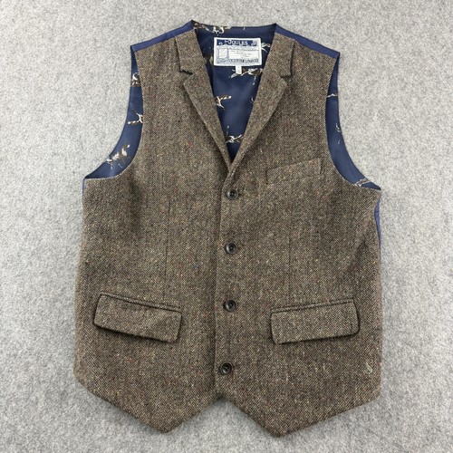 Joules waistcoat mens brown - waistcoat,