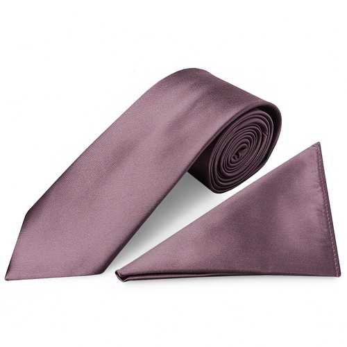 Plain mauve satin - mauve,