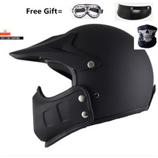 Matte Black DOT Motorcycle
