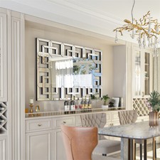 Elegant art wall mirror large - elegant,