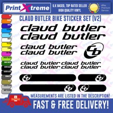 CLAUD BUTLER BIKE Decal Stickers Vinyl Mountain Cycling MTB UNIVERSAL Quality V2