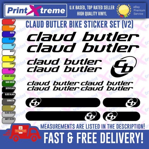 Claud butler bike decal - claud,