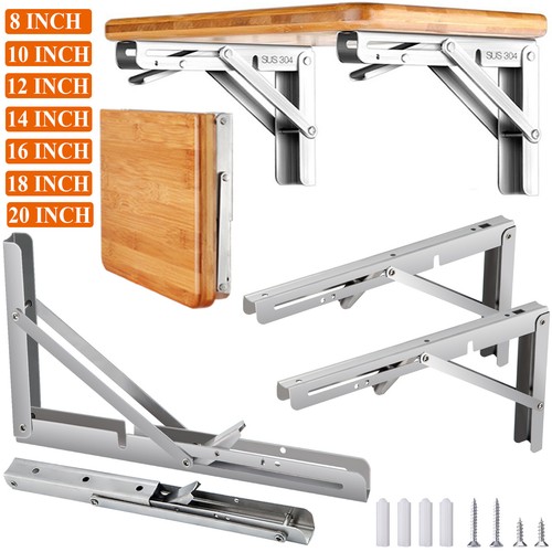 Folding shelf bracket - shelf,