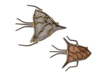 Pair Of Metal And Brass Ron