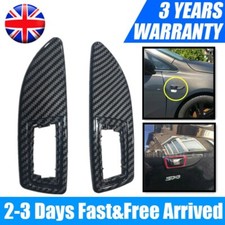 FOR Vauxhall Corsa VXR carbon fibre side wing repeater indicator surrounds SPR