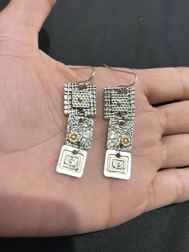 Silver plated unique texture - silver,
