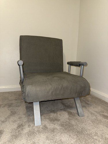 Grey convertible chair bed - convertible,