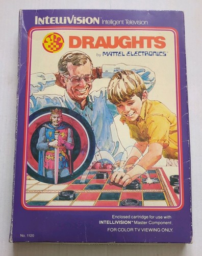 Mattel intellivision draughts - intellivision,