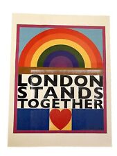 Peter Blake London Stands Together poster