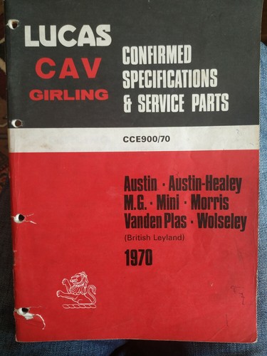 Lucas spares parts - 9.7,