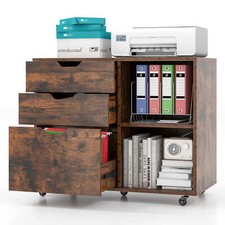 Printer Stand Cabinet Rolling