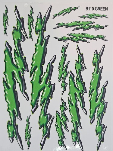Not cut b110 green flames - cut-b110,