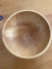 turned wooden bowl