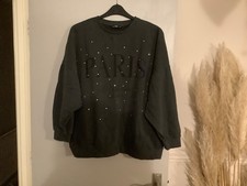 F&F Grey PARIS Sweat Top