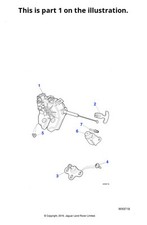 Jaguar Genuine Trunk Lid Latch Spare Part Fits X-Type 2001-2010 Classic C2S46309