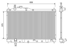 701205 RADIATOR, ENGINE