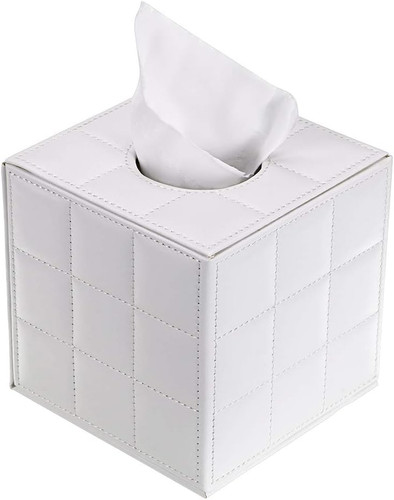 Btsky leather cube tissue - leather,