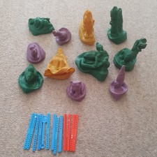 11 Vintage latex? Moulds & Mould Supports for Plaster Moulding - gnomes animals 