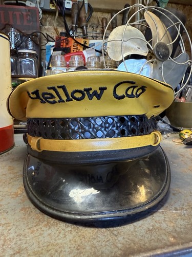 Vintage yellow cab company - yellow,