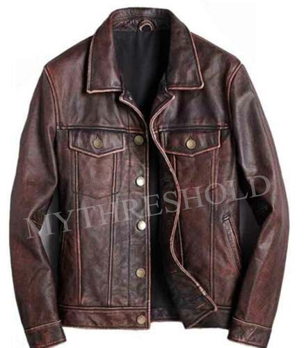 Mens trucker brown real - mens,