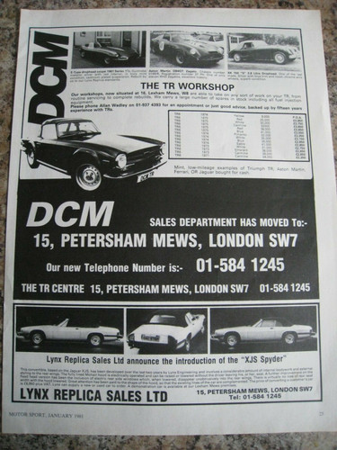 Dcm workshop type coupe - dcm,