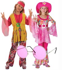 Hippy Hippie Girl Kids 60s 70s