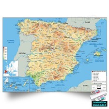 Map Of Spain Towns And Cities