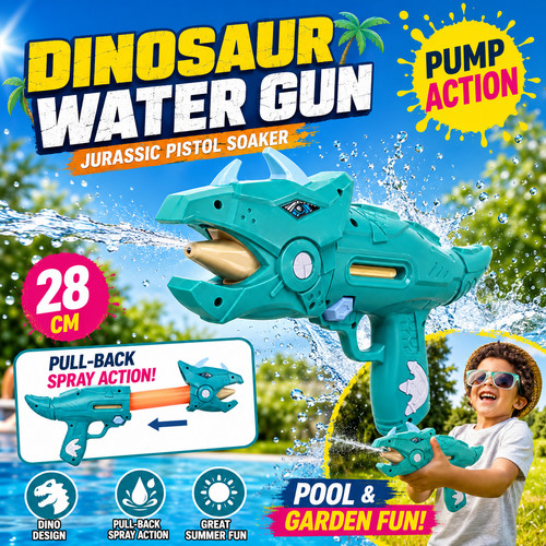 Dinosaur water gun pistol - pistol, pump