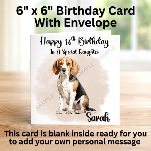Personalised beagle dog - personalised,